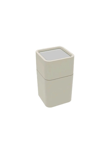 Porta Algodão Cotonete Treco Acessorio Bege Gelo