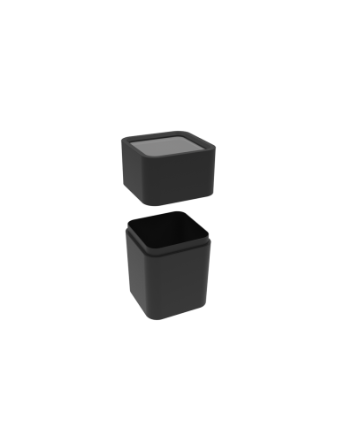 Porta Algodão Cotonete Treco Acessorio Preto