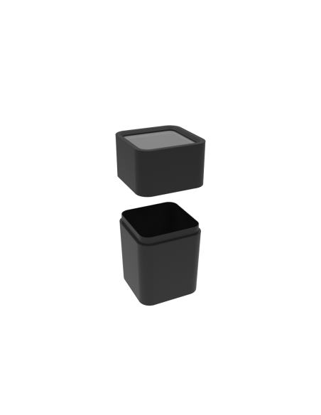 Porta Algodão Cotonete Treco Acessorio Preto