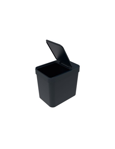 Lixeira Preta Compartimento Porta Sacos e Tampa...