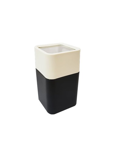 Porta Algodão Cotonete Treco Acessorio Preto Bege