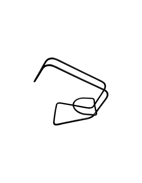 Porta Garrafa Vinho Alça Servir Suporte de Mesa Metal Preto