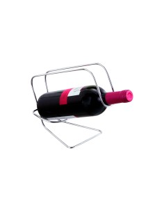 Porta Garrafa Vinho Alça Servir Suporte de Mesa Metal