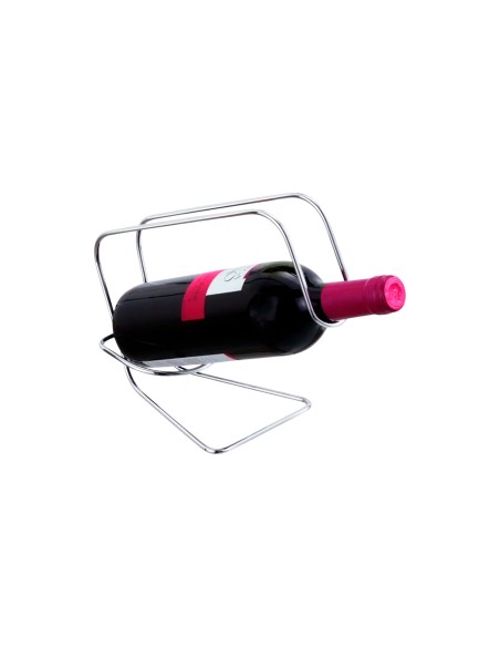 Porta Garrafa Vinho Alça Servir Suporte de Mesa Metal