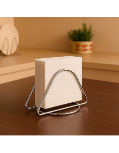 Porta Guardanapo de Mesa Aço Cromado Bar Restaurante 2