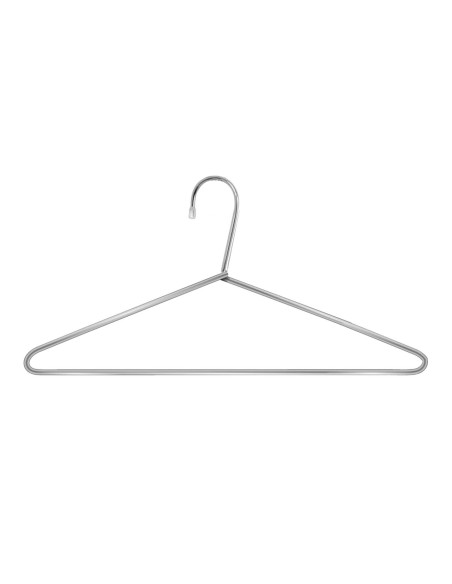 Cabide Aço Cromado Lavanderia Loja Roupa Resistente 6un