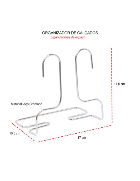 Organizador de Sapato para Calçado Sapateira Armario