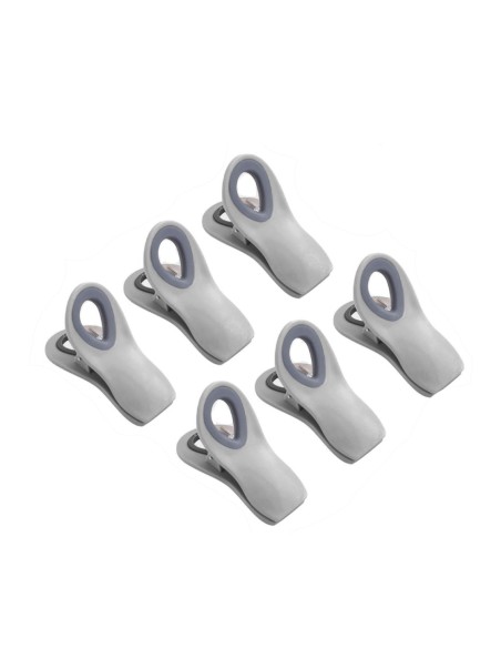 Prendedor Clipes Pregador Fecha Embalagem Saco Com Ima 6un