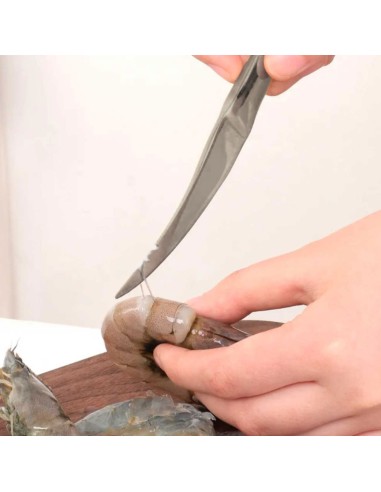 Faca para Camarao Limpar Cortar Frutos Mar Aço...