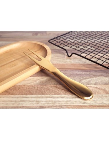 Garfo para Queijo Petiscos Mesa Frios Aço Inox...