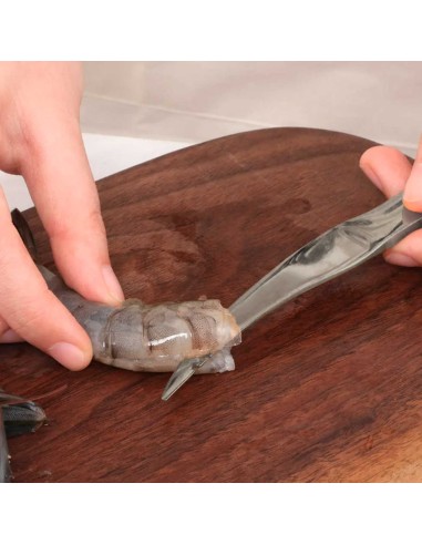 Faca para Camarao Limpar Cortar Frutos Mar Aço...