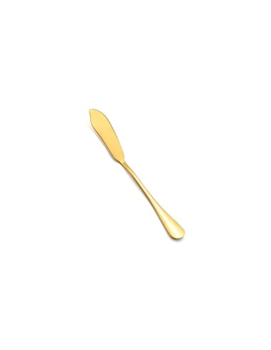Faca para Peixe Dourado Espatula Talheres Aço Inox