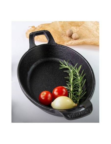 Travessa Assadeira Ferro Forno Fogao Inducao Servir 700ml