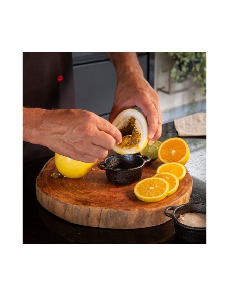 Panela Mini Caçarola Ferro Fundido Fogao Forno Induçao 110ml