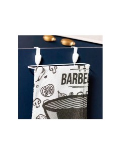 Porta Toalha Pano Suporte Cozinha Encaixe Sem Furar Branco 2