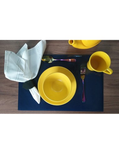 Tigela Bowl Pote Sobremesa Amarelo Fosco...