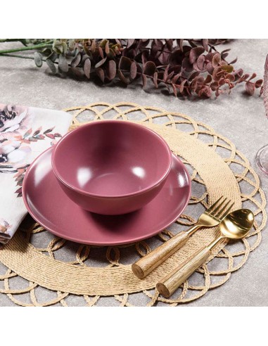 Pote Bowl Rosa Ceramica 550ml Color Tigela Rose