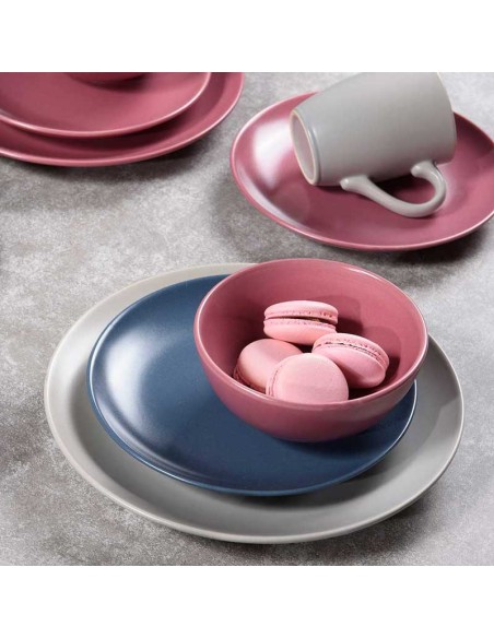 Pote Bowl Rosa Ceramica 550ml Color Tigela Rose