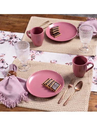 Pote Bowl Rosa Ceramica 550ml Color Tigela Rose