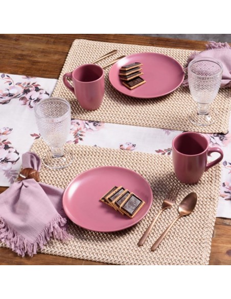 Pote Bowl Rosa Ceramica 550ml Color Tigela Rose