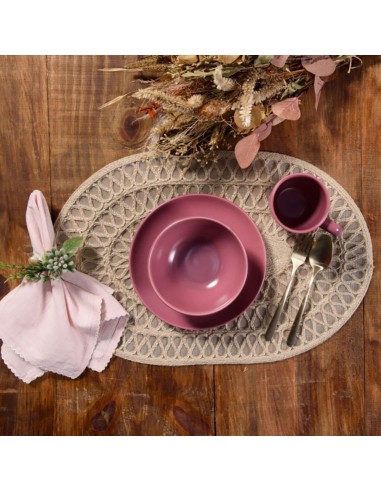 Pote Bowl Rosa Ceramica 550ml Color Tigela Rose