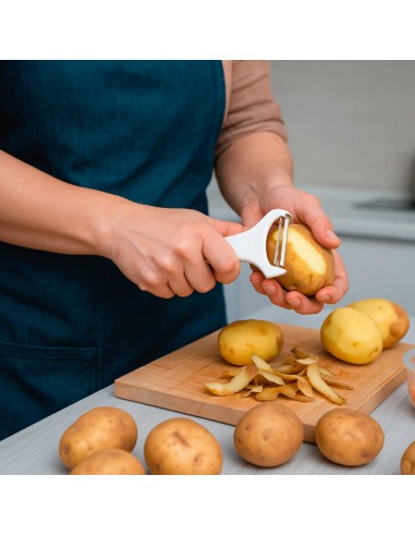 Descascador e Fatiador Duplo de Legumes Manual...