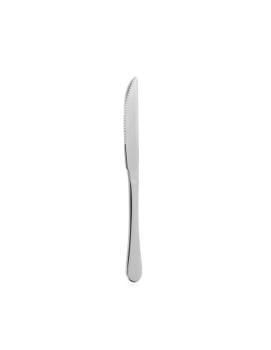 Faca de Mesa Churrasco Inox Resistente Serrilhada Elite 1un