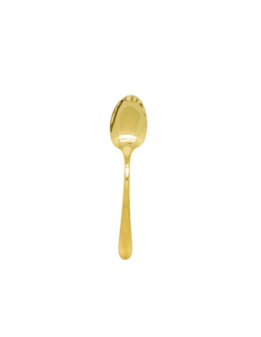 Colher de Mesa Dourado Ouro Talher Metal Inox Inteiro 1un