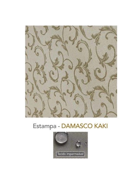 Toalha de Mesa Retangular Dourada Kaki Impermeavel 220x160cm