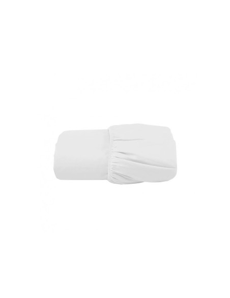 Lençol Branco Casal KING 300 Fios Percal Avulso Elastico 1un