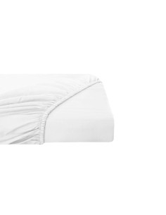 Lencol Elastico CASAL Algodao 300 Fios Acetinado Branco...