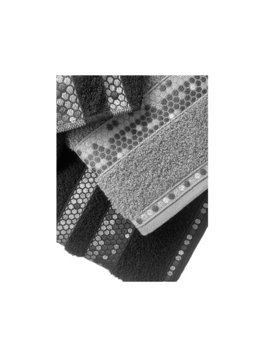 Toalha de Banho Rosto Cinza Algodao Jogo Prisma...