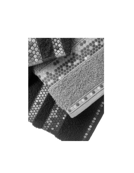 Toalha de Banho Rosto Cinza Algodao Jogo Prisma Macia 400G 4un