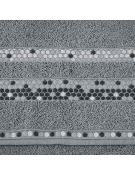 Toalha de Banho Rosto Cinza Algodao Jogo Prisma Macia 400G 4un