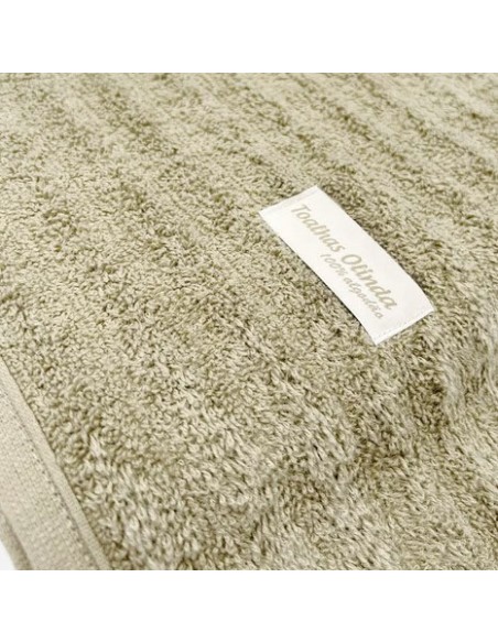 Toalha de Banho Rosto Verde Algodao Jogo Wave Macia 500G 4un