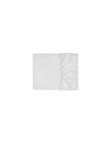 Lençol de Elastico CASAL Branco Algodao Fio Penteado