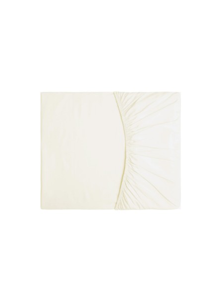 Lençol Elastico KING Branco Off White Algodao Egipcio 200 Fios