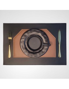 Jogo Americano Preto Dupla Face Sintetico Bar Restaurante... 2