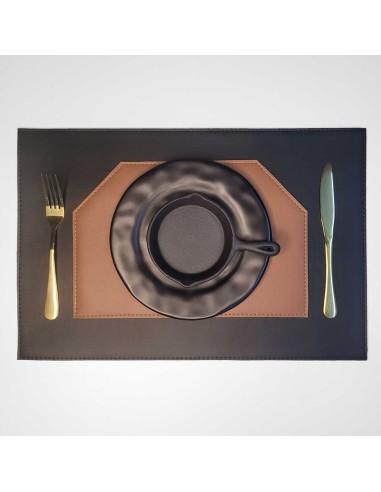 Jogo Americano Preto Dupla Face Sintetico Bar...