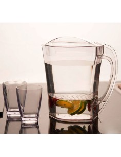 Jarra de Suco Filtro Separador Frutas Transparente PS 3L 2