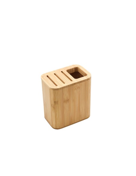 Porta Facas e Utensilios de Bambu Suporte Natural ECO 1un
