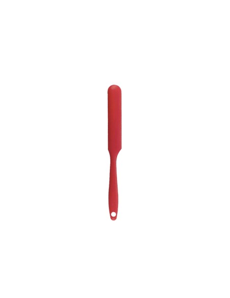 Espatula de Confeiteiro Reta Silicone Vermelho Pequeno 24cm