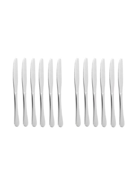 Faca de Sobremesa Aço Inox Resistente Elite 12un