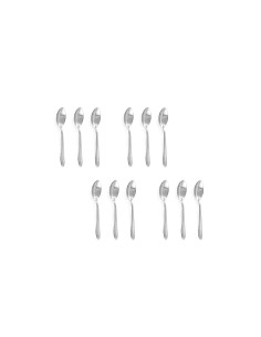 Colher de Cafe Colheres Talheres Aço Inox Victoria 12un