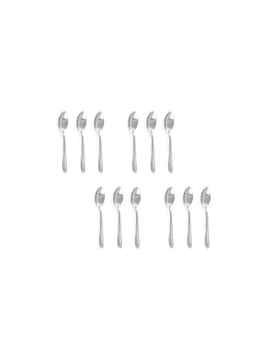 Colher de Cafe Colheres Talheres Aço Inox Victoria 12un