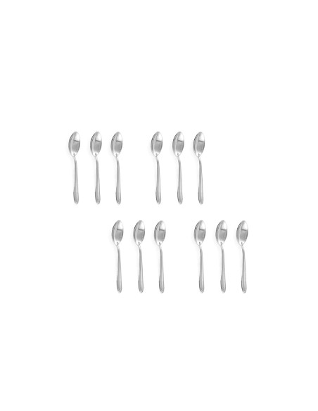 Colher de Cafe Colheres Talheres Aço Inox Victoria 12un
