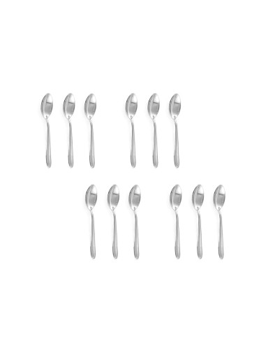 Colher de Cha Colheres Talheres Aço Inox Victoria 12un