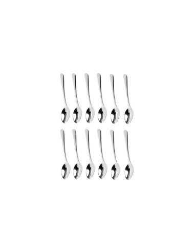 Colher de Cafe Aço Inox Resistente Elite 12un