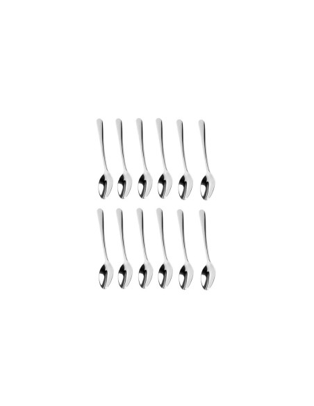 Colher de Cafe Aço Inox Resistente Elite 12un