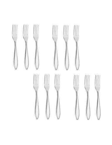 Garfo de Mesa Talheres Aço Inox Victoria 12un
